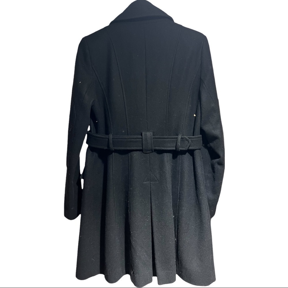 DKNY - Women long black coat - Women size 10 - Picture 2 of 4